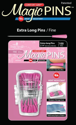 Tailor Mate Magic Pins Extra Long Fine - 100 pieces
