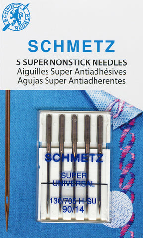 Schmetz Super Nonstick Needle 5 count, Size 90/14