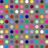 Grey Multi Polka Dot - 108" Digital Wide Back