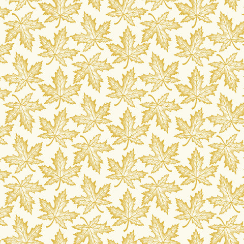 Simply Gold - Gold Metallic Maple Leaves