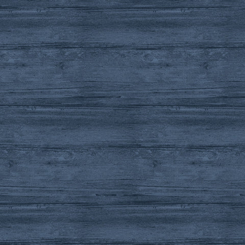 Wood Flannel Harbour Blue Washed - 106" Flannel Wide Back