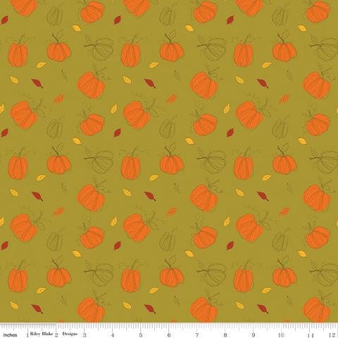 Adel in Autumn - Autumn Pumpkins Olive