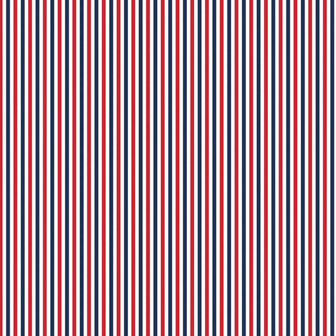 Stripe 1/8" -  Colour Patriotic