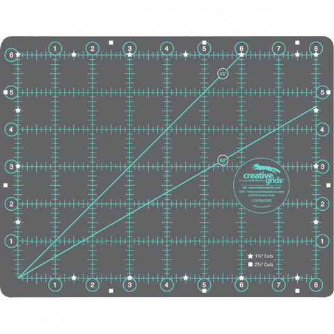 Creative Grids Self-Healing Double Sided Rotary Cutting Mat 6" x 8"