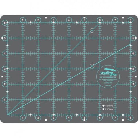 Creative Grids Self-Healing Double Sided Rotary Cutting Mat 6" x 8"