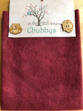 Chubbys 16" Felted Wool Squares - Assorted Colours