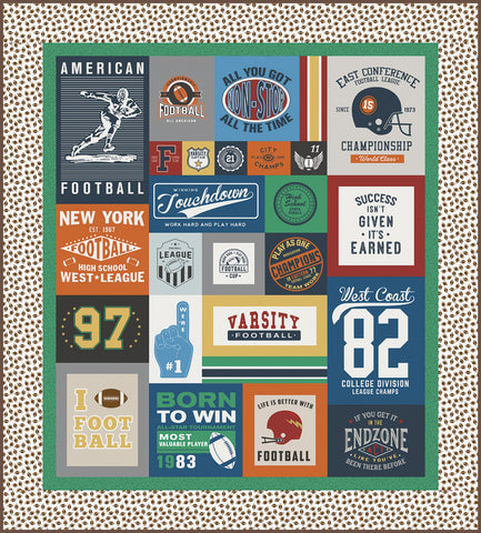 Varsity Football Quilt Kit