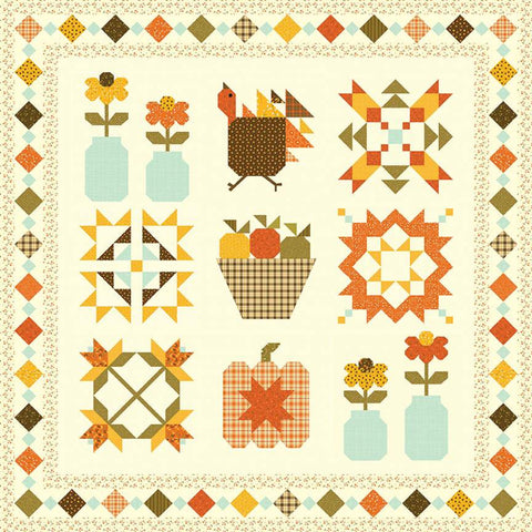 Adel In Autumn Fall Gatherings Sampler Quilt Kit