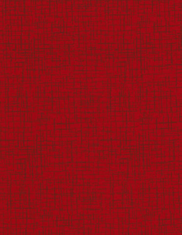 Betula - Red - 108" Flannel Wide Back
