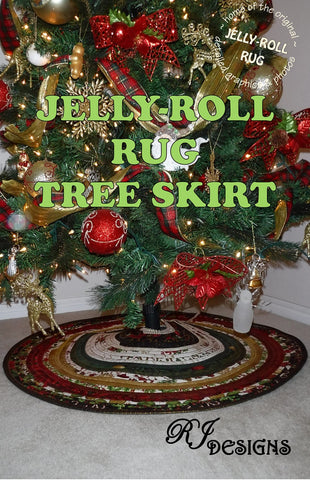 Jelly-Roll Rug Tree Skirt