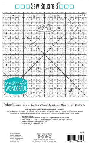 Sew Square 8 Ruler