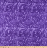 Waves - Purple - 108" Wide Back