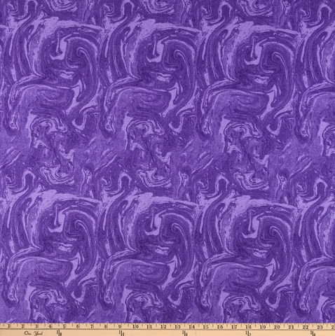 Waves - Purple - 108" Wide Back