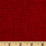 Betula - Red - 108" Flannel Wide Back