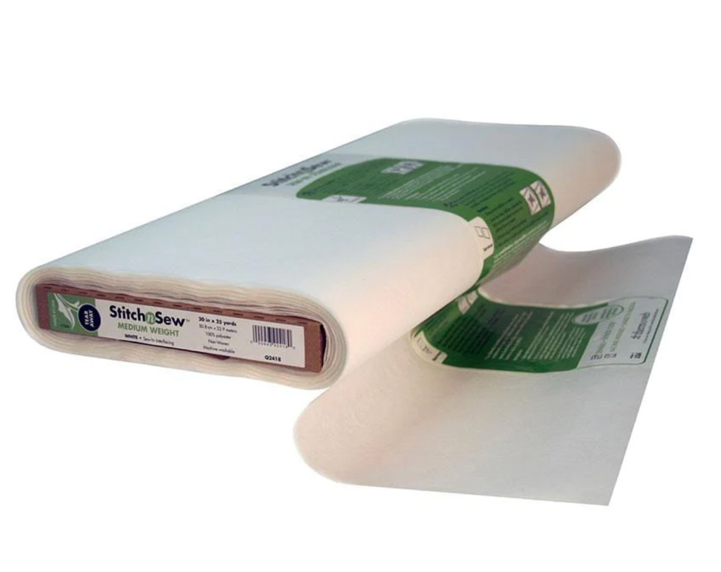 Stitch N' Sew TearAway Medium Weight Stabilizer Happy Wife Quilting