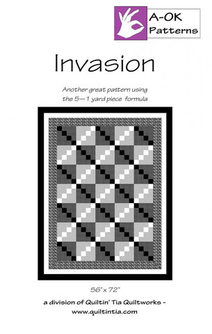 Invasion - A-OK 5 Yard Quilt Pattern