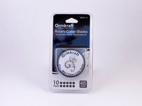 Ormkraft 45mm Rotary Cutter Blades (10 per package)