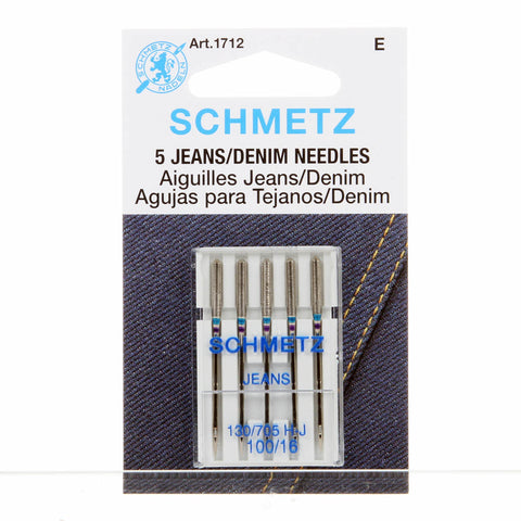 Schmetz Denim/Jeans Machine Needle Size 16/100