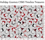 Grey Mini Holiday Snow Fun Gnomes