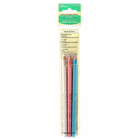 Water Soluble Pencil - 3 Colour Assortment