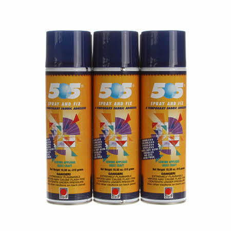505 Spray and Fix by Temporary Fabric Adhesive (14.7 oz) – Happy